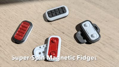 Super-spin Magnetic Fidget