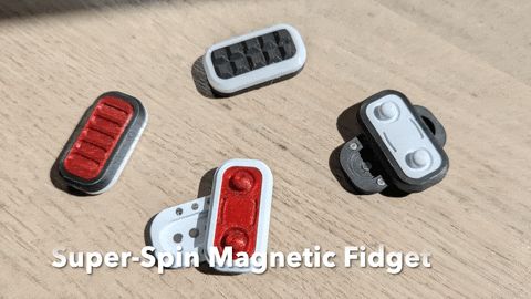 Super-spin Magnetic Fidget
