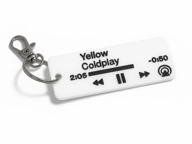 Customizable Player Keychain with Spotify Code