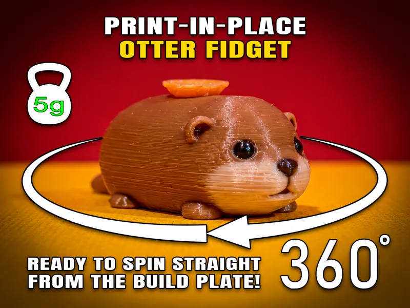 Cute Otter Fidget Spinner (The Spinner Collection)