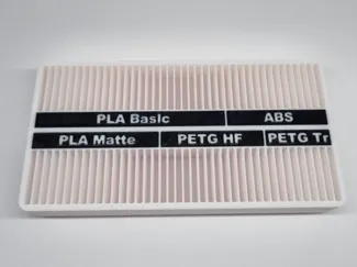 Swatch Box Insert Bambu Filament Swatches FAZ029