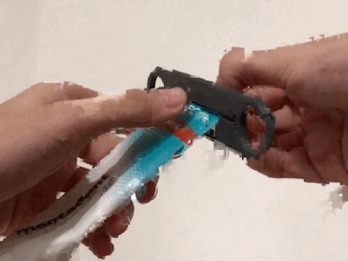 The ergonomic toothpaste squeezer