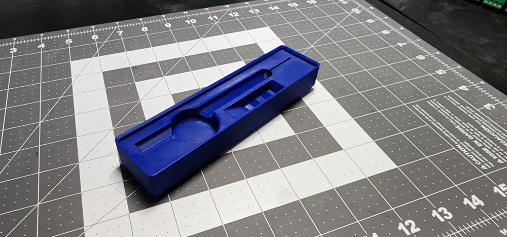 Gridfinity 4x1 #2 X-Acto Knife Holder - Free 3D Print Model - MakerWorld
