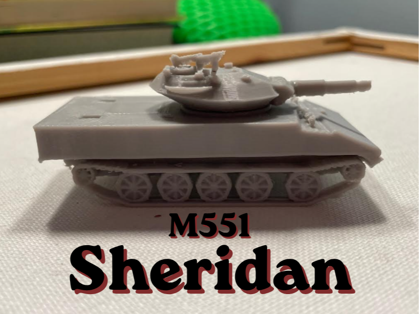 Sheridan/m551 : American Light Tank