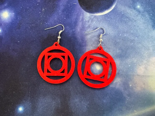 New round earring