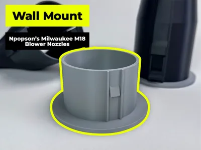 Wall Mount for npopson’s M18 Blower Nozzles