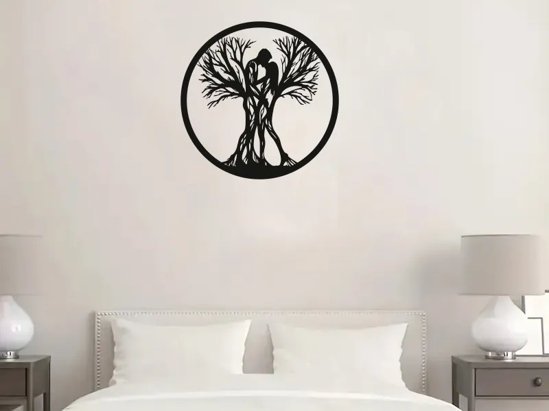 Décoration murale Le Baiser et l'Arbre de vie