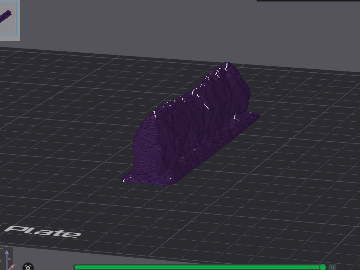 Rock Wall Template for Warmachine