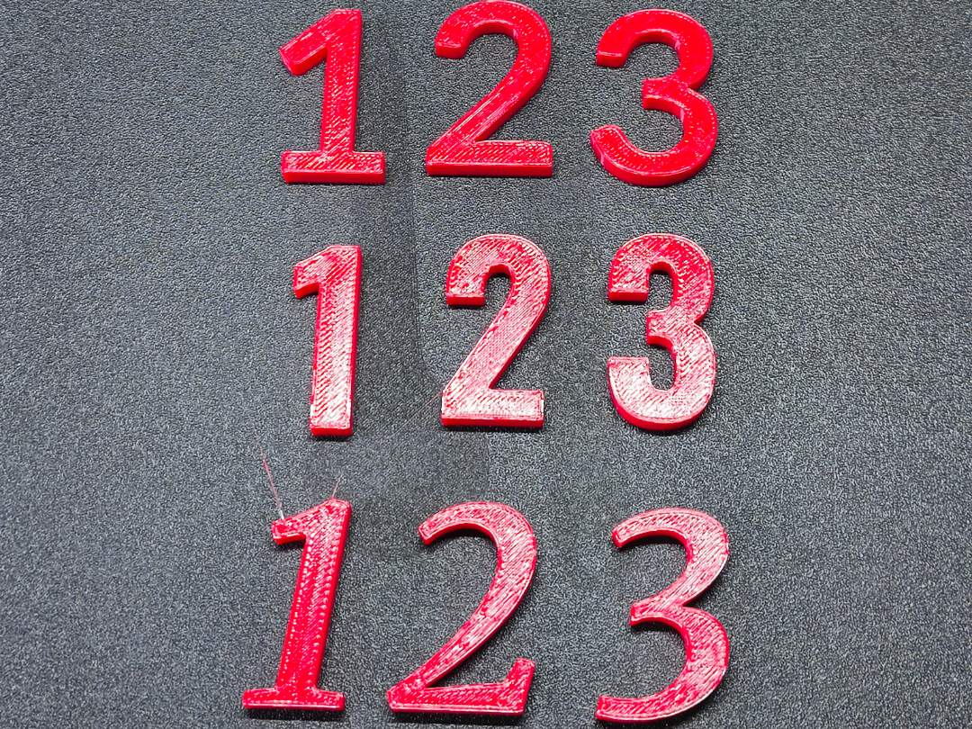 3D Printable Numbers Set (0-9) - 7 Font Styles