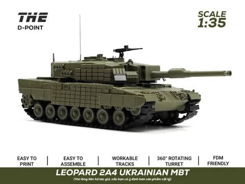 Soporte: Leopard 2A4 Ukraine |1:35 Scale| Workable Tracks — referencia de MakerWorld