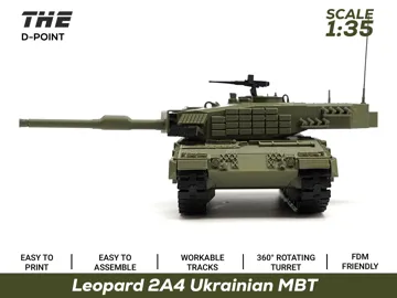 Soporte: Leopard 2A4 Ukraine |1:35 Scale| Workable Tracks — vista de referencia 2