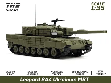 Soporte: Leopard 2A4 Ukraine |1:35 Scale| Workable Tracks — vista de referencia 4