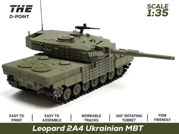 Soporte: Leopard 2A4 Ukraine |1:35 Scale| Workable Tracks — vista de referencia 5