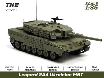 Soporte: Leopard 2A4 Ukraine |1:35 Scale| Workable Tracks — vista de referencia 3