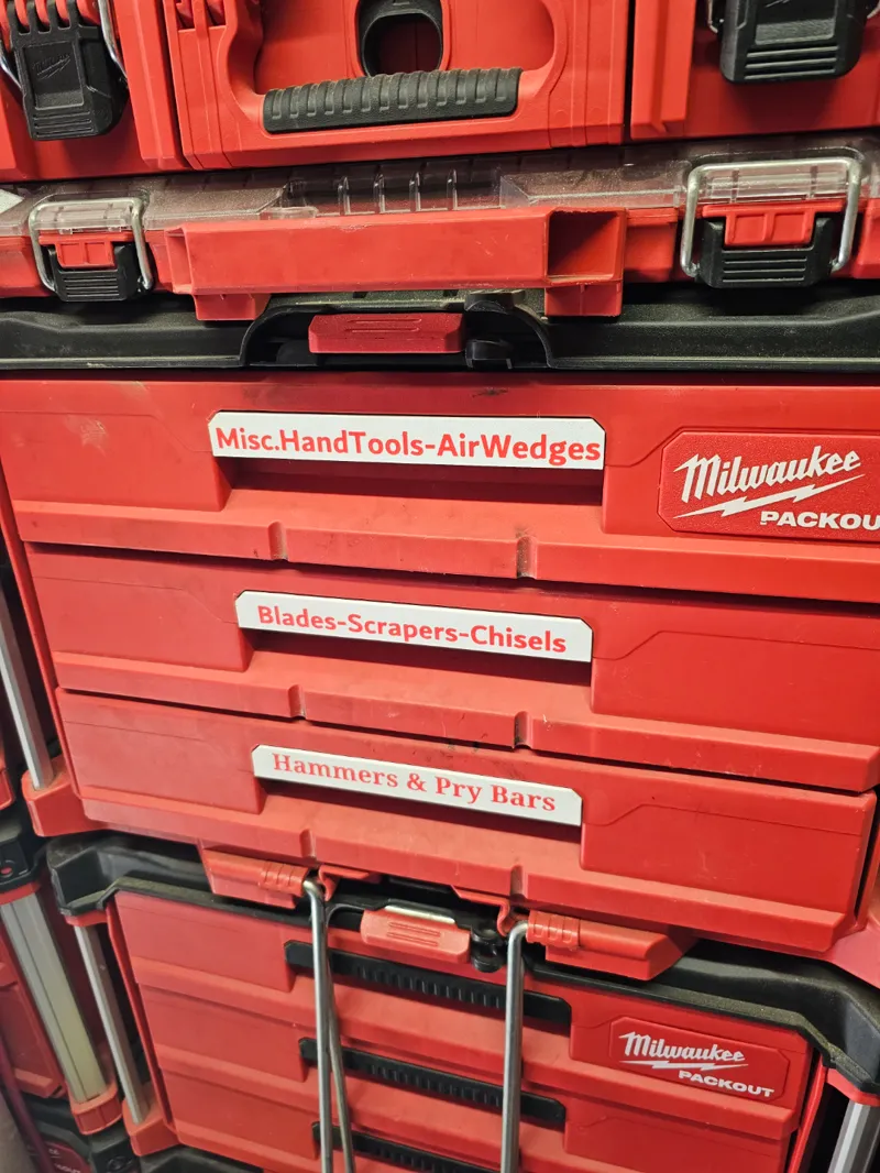 Packout Drawer handle
