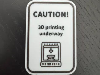 3d printing sign