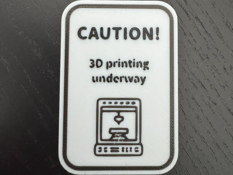 3d printing sign