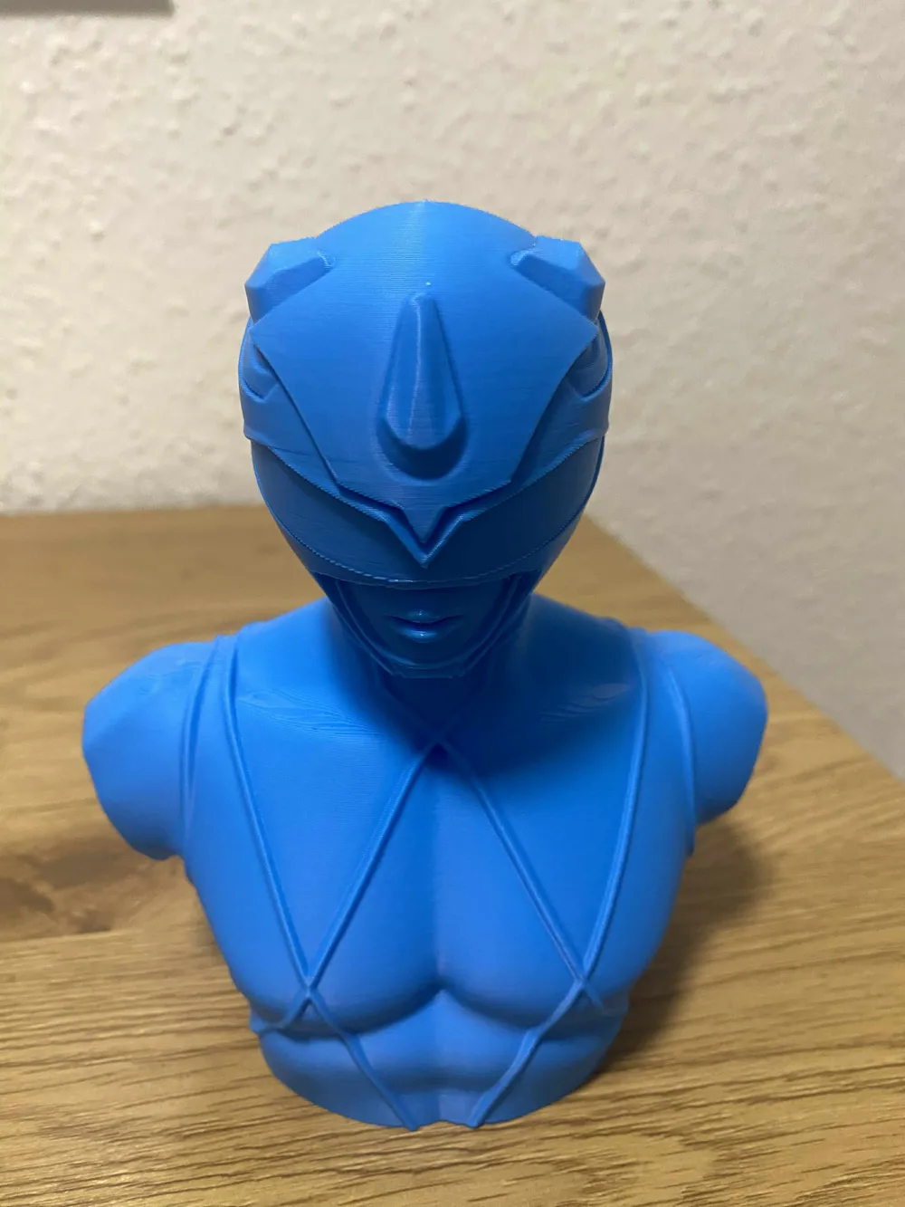 Blue Power Ranger Bust - Free 3D Print Model - MakerWorld