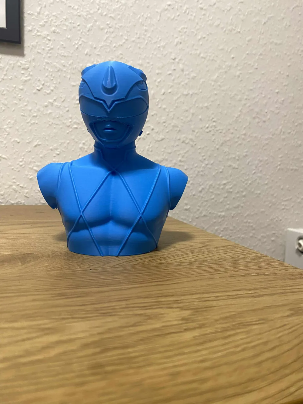 Blue Power Ranger Bust - Free 3D Print Model - MakerWorld