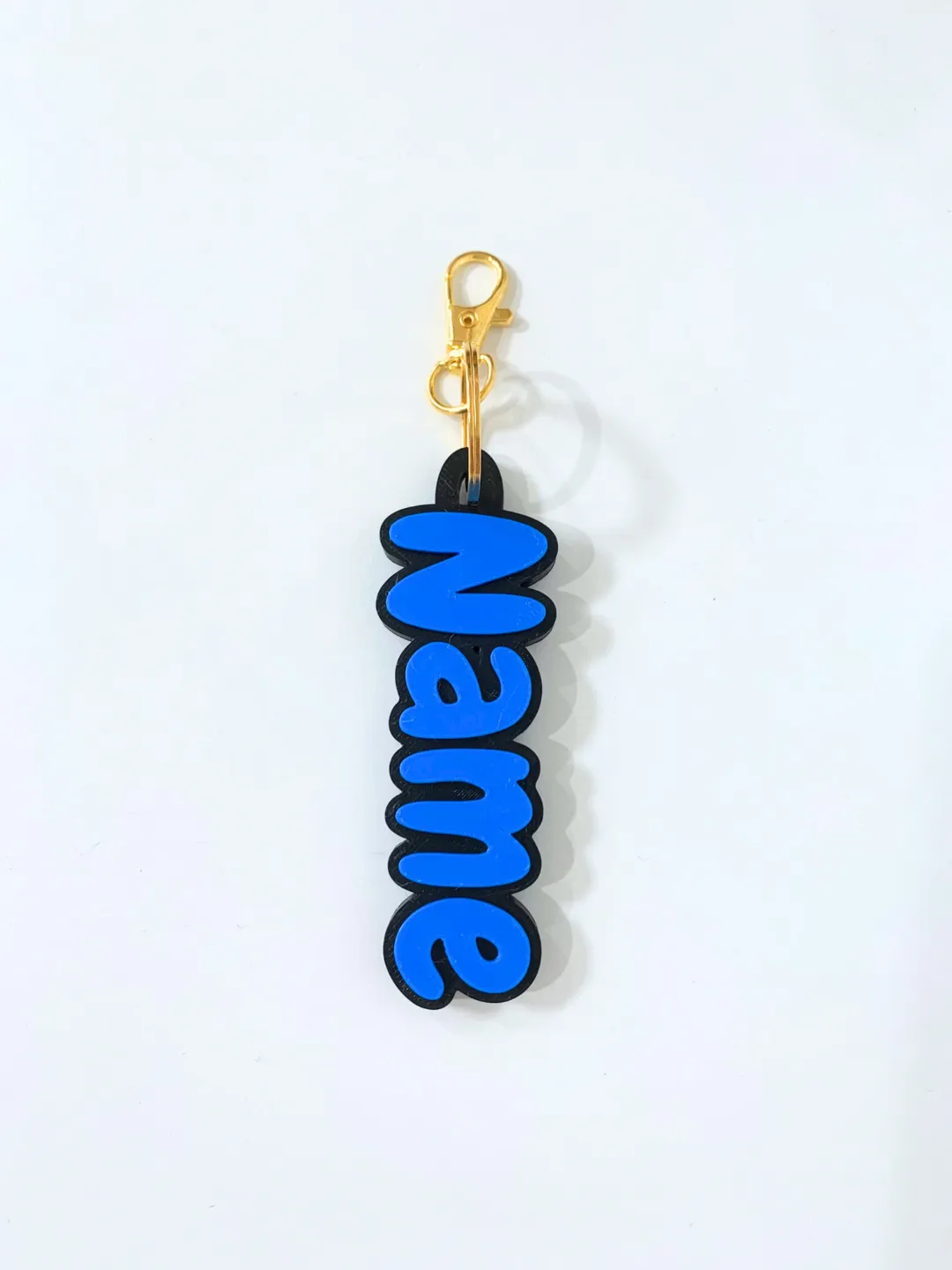 Custom Multicolour Name Keyring view 3