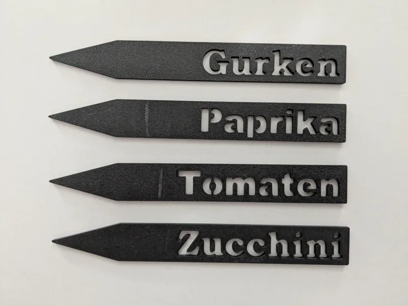 Pflanzschilder Gemüse und Kräuter