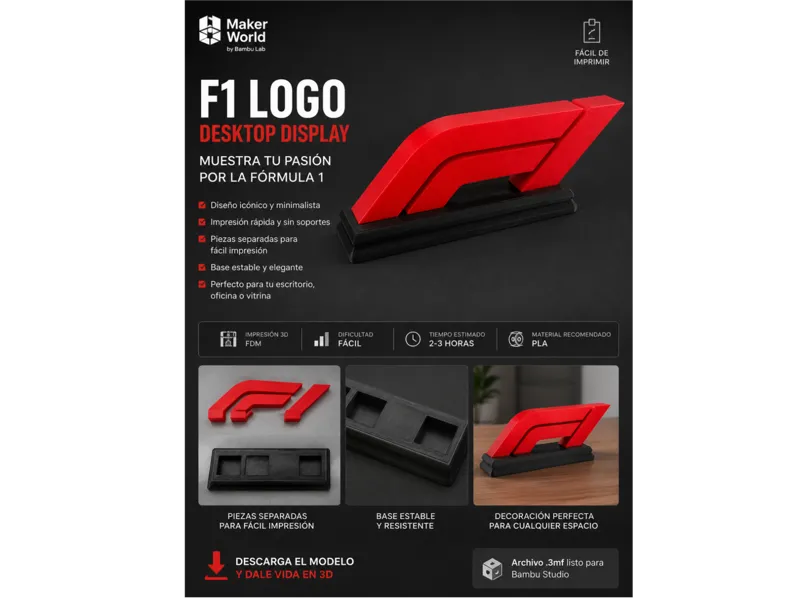 F1 Logo Desktop Display