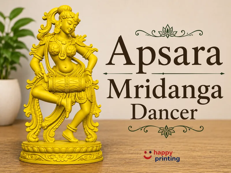 Apsara Mridanga Dancer | 3D Printing