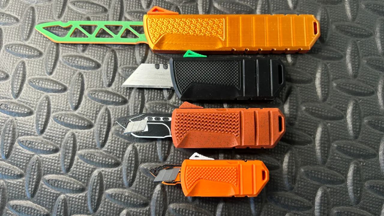 OTF Fidget Knife Over-Engineered and Upgradeable view 4
