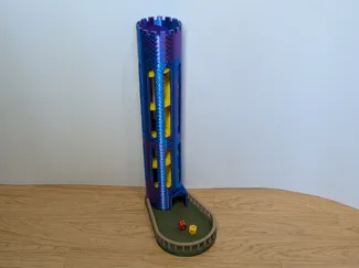 Large Multi Piece Dice Tower V2