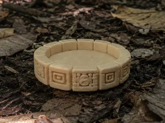 Aztec reptile bowl