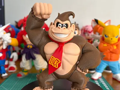 Donkey Kong ( MultiParts / NO AMS / 3MF )