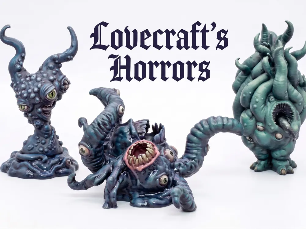 Escenografía en miniatura: Proto-Shoggoth Monster Pack – Tabletop Miniatures. Referencia del modelo original.