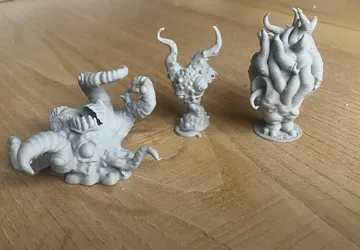 Escenografía en miniatura: Proto-Shoggoth Monster Pack – Tabletop Miniatures — vista de referencia 4