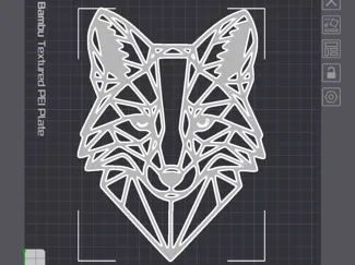 Wall Art Fox / Wandkunst Fuchs Wandbild