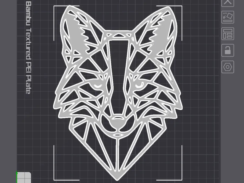Wall Art Fox / Wandkunst Fuchs Wandbild