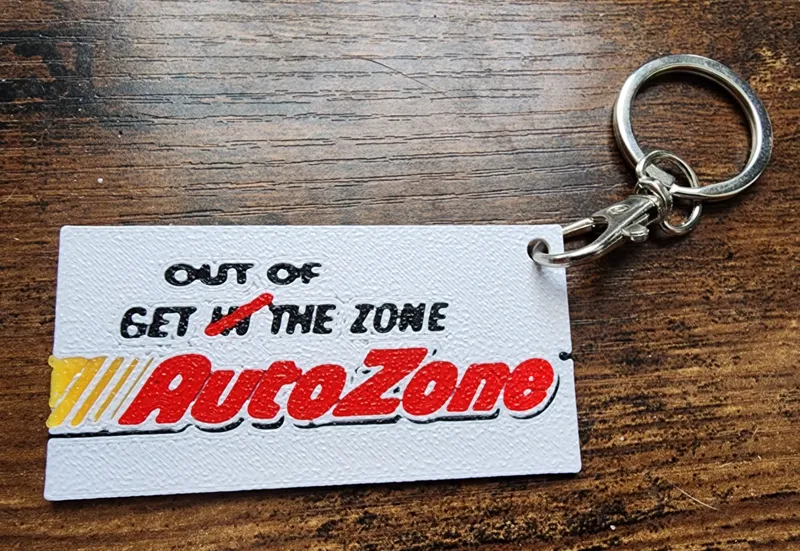 Autozone Keychain
