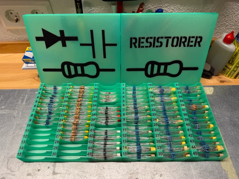 Electronics Component Storage Tray