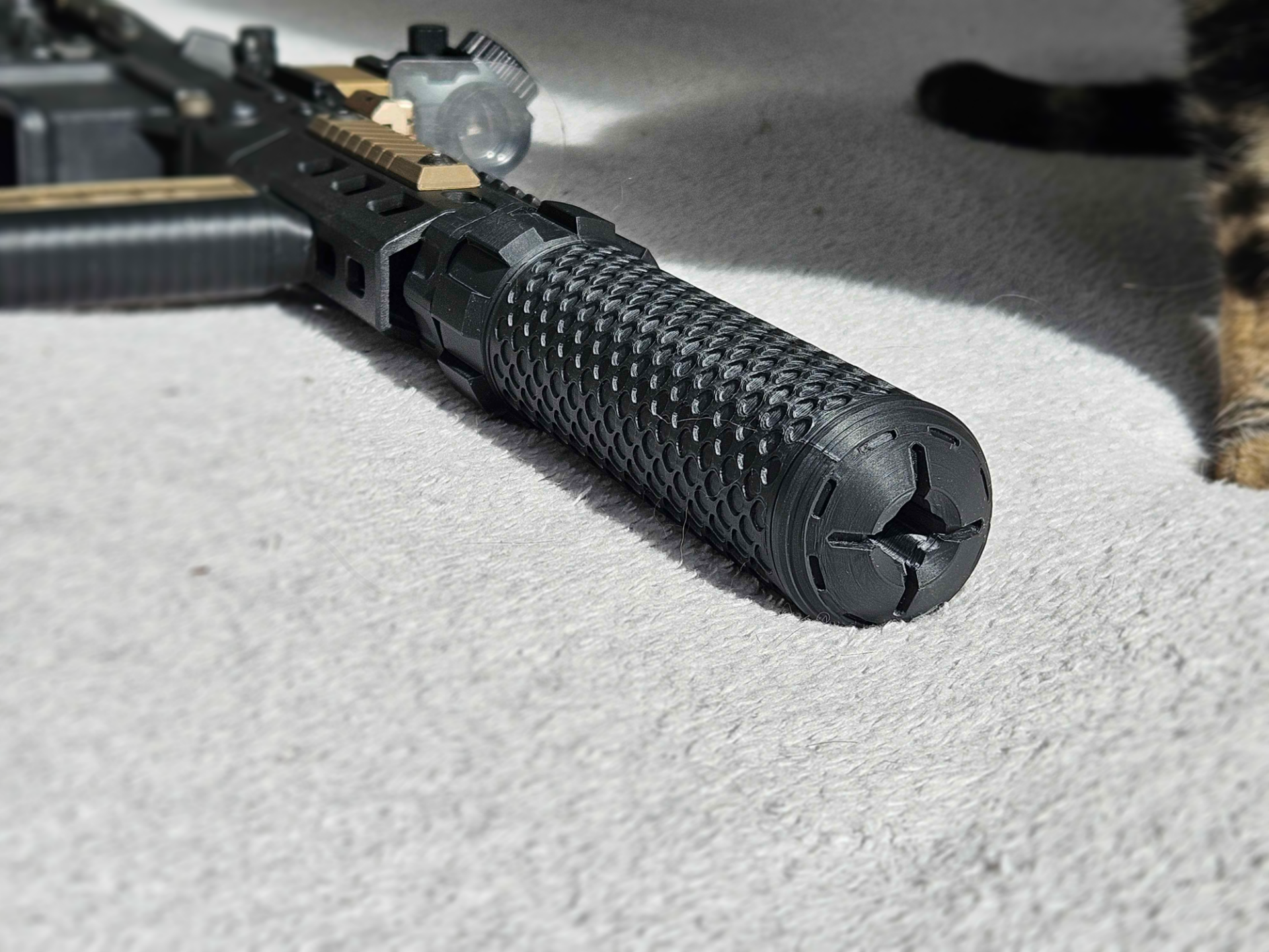 Custom Airsoft Mock Scorch Suppressor