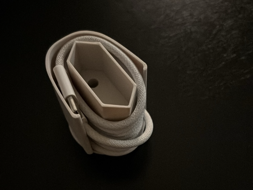 Cable organizer with adapter protection