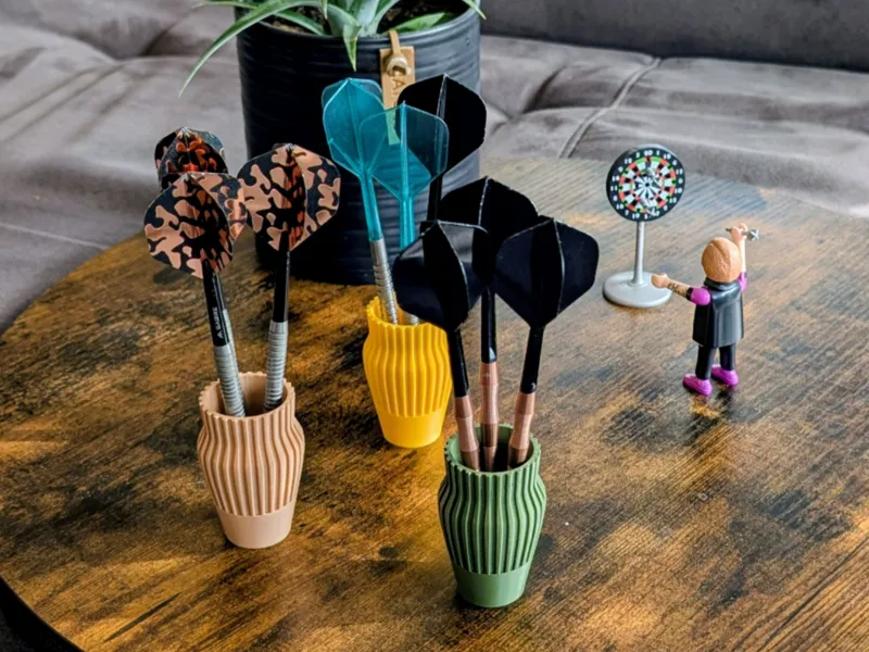Dart Ständer / Halter in Vase Optik
