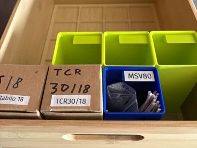 caja para mechas Gridfinity 