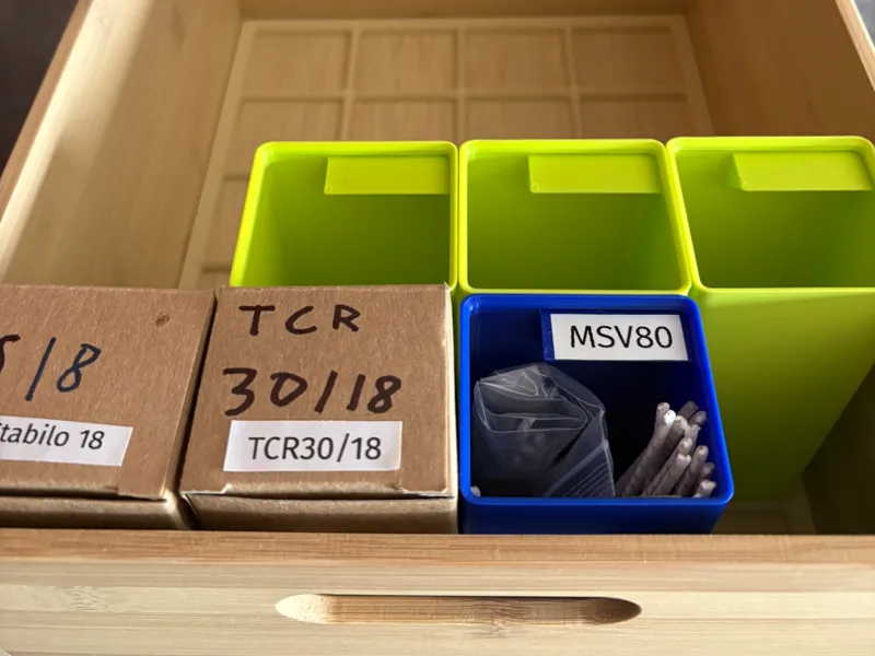 caja para mechas Gridfinity 