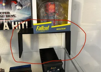 Display case stand 