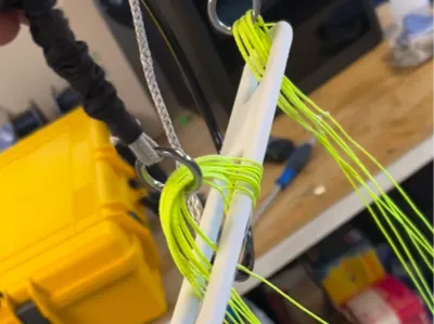 Parawing line collector