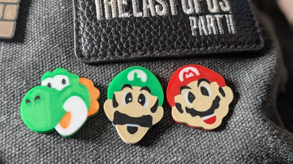 Broches/chapas coleccionables de Mario Bros por Oierre MakerWorld ...