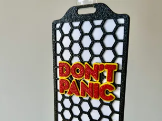 DON'T PANIC / Hitchhiker's ID Card Holder (no AMS)