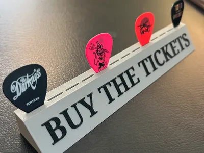Guitar Pick Display Holder