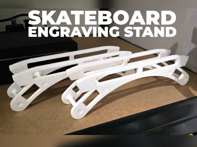 Skateboard Engraving Stand