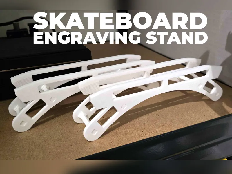 Skateboard Engraving Stand