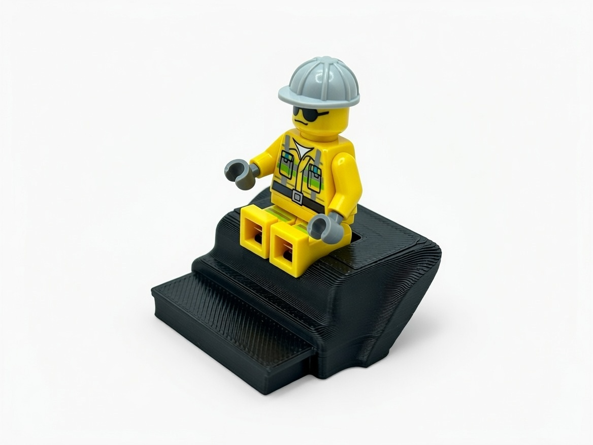 CyberBrick Forklift seat for Brick minifigures